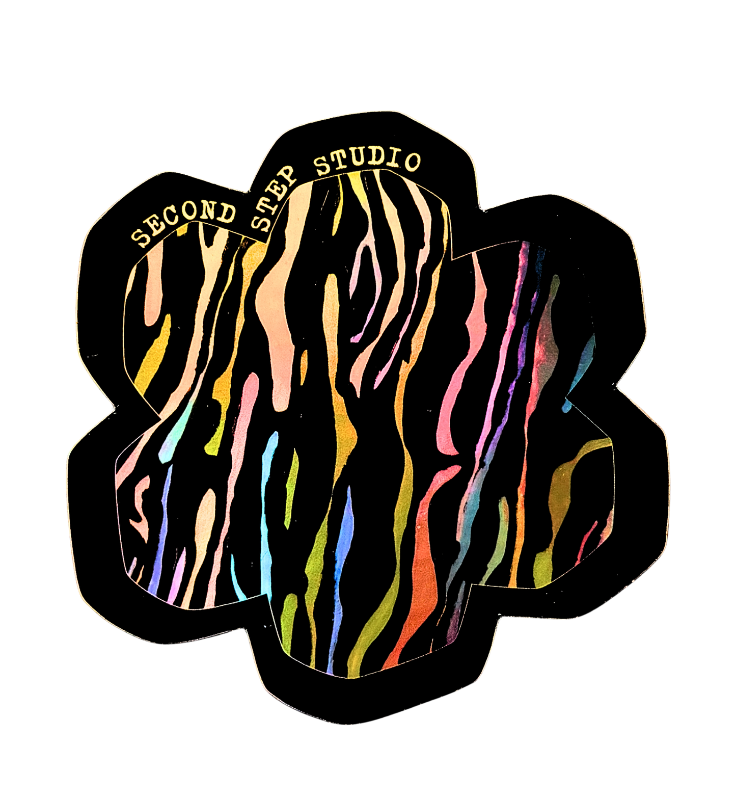Flower Power Art Sticker