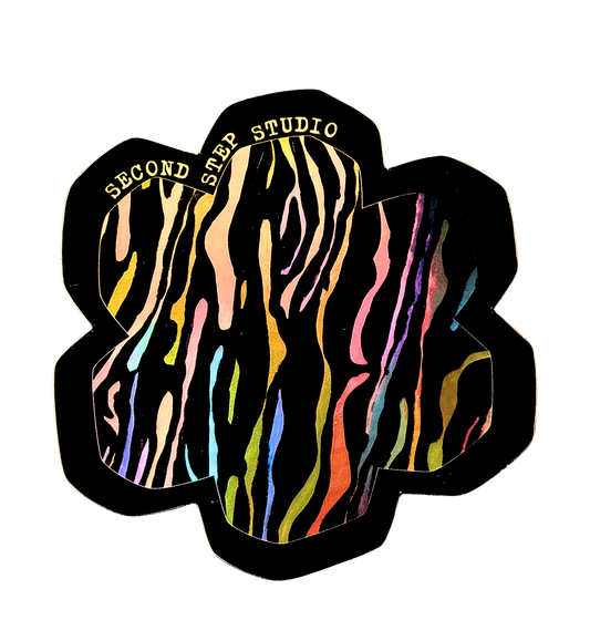 Flower Power Art Sticker